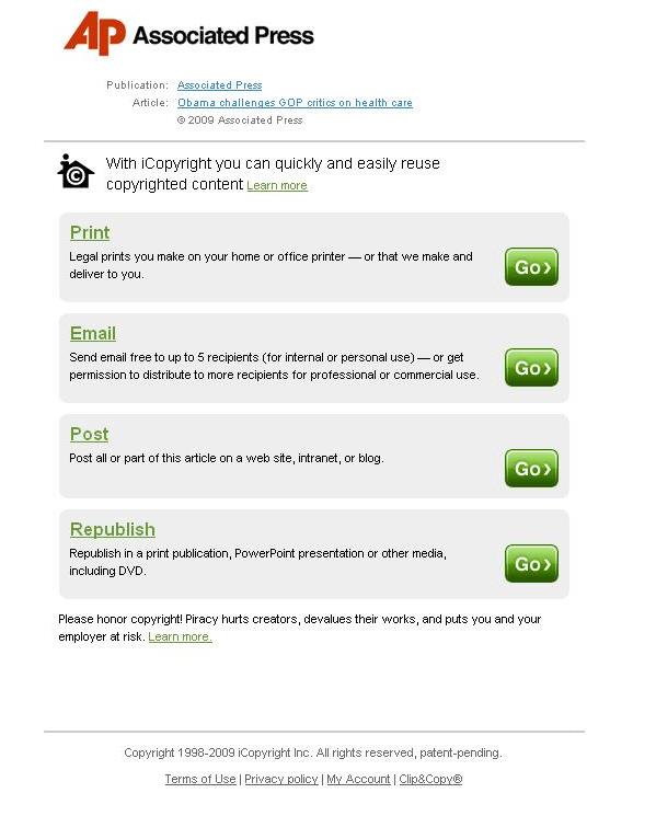 Copyright notices