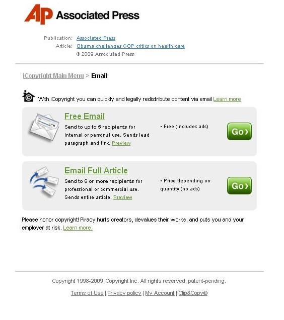 Copyright notice